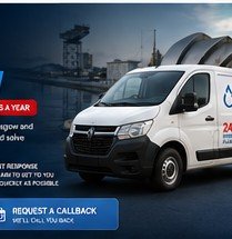 Glasgow Emergency Plumbers van